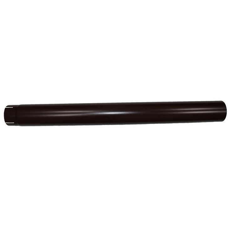 Linkor RAL 8017 (коричневая) 100 мм, 1 м, Труба соединительная алюминиевая