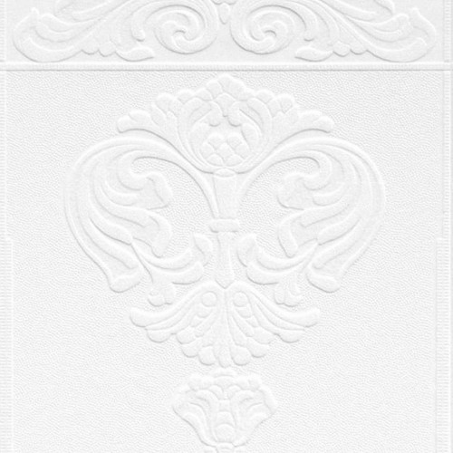 

Обои под покраску Anaglypta Dado Baroque RD06671, Белый