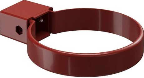 Хомут Docke Standard (красный), 120/80 мм, водосточной трубы ПВХ