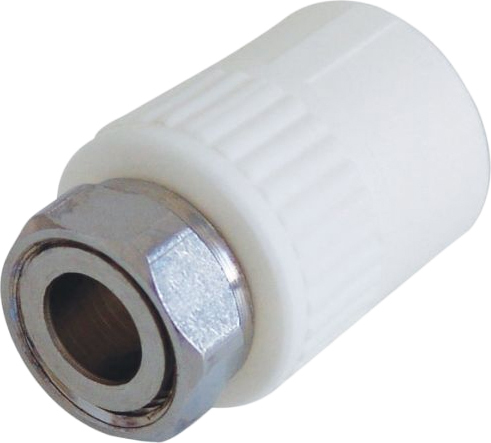 

Муфта Kalde 3222-tun-250c00, 25x3/4″, полипропиленовая с накидной гайкой