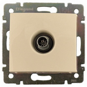 

Розетка TV оконечная LeGrand Valena 774330 10дБ бежевый