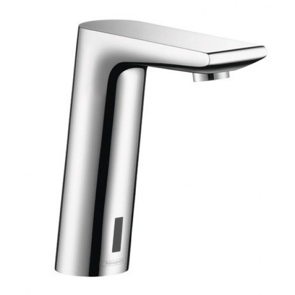 

Смеситель для раковины Hansgrohe Metris S 31103000 электронный, Хром