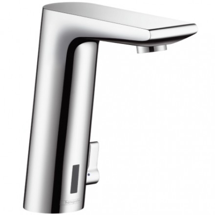 

Смеситель для раковины Hansgrohe Metris S 31100000 электронный, Хром