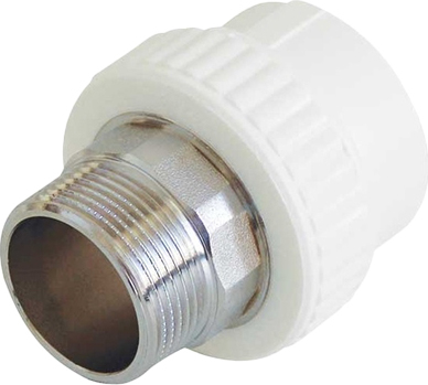 

Муфта Kalde 3222-nmo-401a06, 40х1¼″ (наружная резьба), полипропиленовая комбинированная
