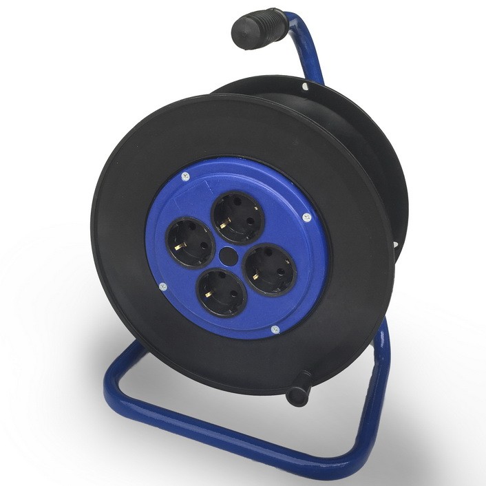 

Каркас-катушка пластиковая Атлант 4 розетки 250 мм, Синий