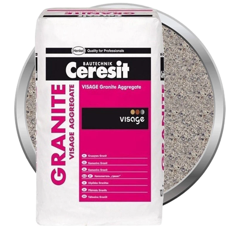 Ceresit CT 710 Visage Granite Aggregate Argentina Brown, 13 кг, Наполнитель для декоративной штукатурки