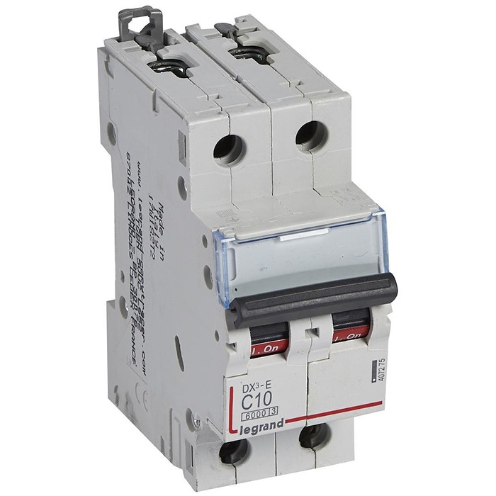 

Автоматический выключатель LeGrand Dх3-E 407275 2P C 10A 6кА