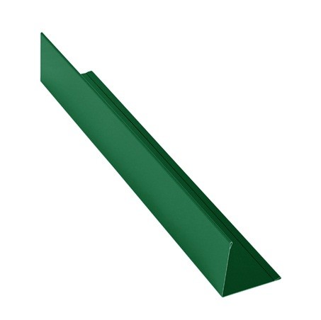

Планка угловая внешняя Aquasystem стальная Pu Ral 6005 2000 мм, Зеленый