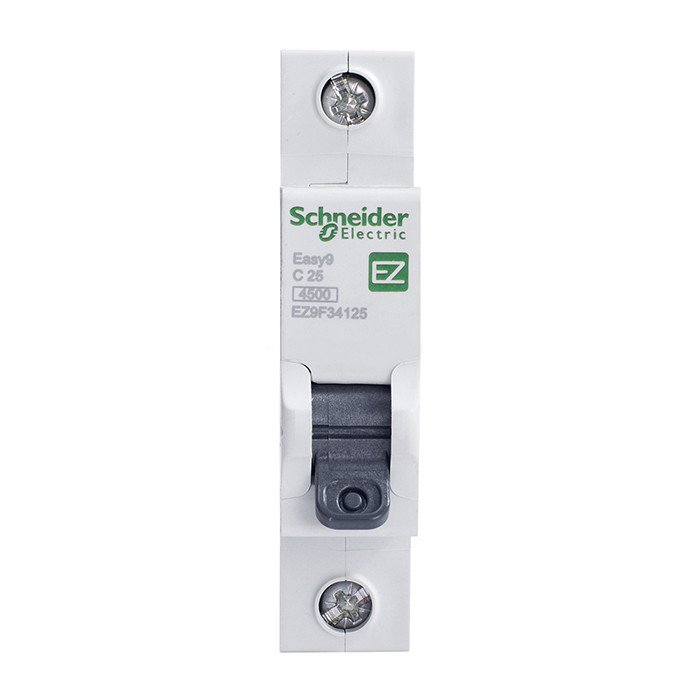 

Автоматический выключатель Schneider Electric EASY 9 1П C 25А 4.5кА