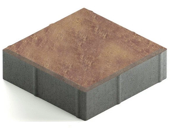 

Steingot Color Mix №2, 200х200х60 мм, Плитка тротуарная квадратная, Коричневый