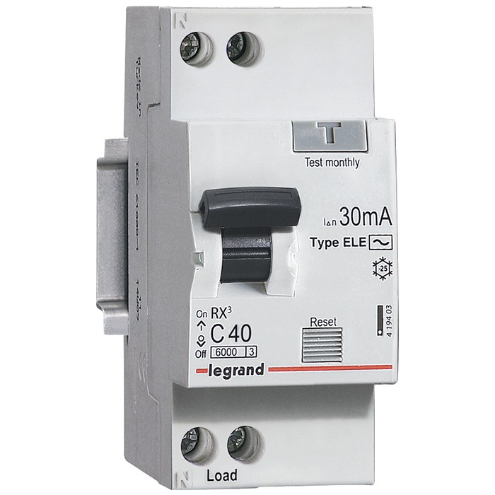 Купить Автоматический выключатель дифференциального тока LeGrand АВДТ Rх3 419403 1P+N C 40A 30mA