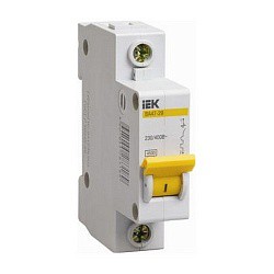 

Автоматический выключатель IEK ВА47-29 1Р 20А C