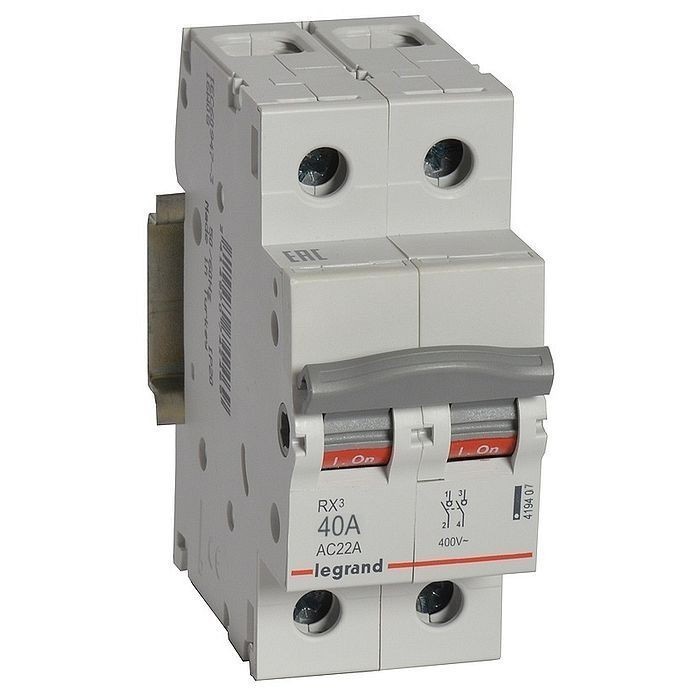 

Выключатель-разъединитель LeGrand Rх3 419407 2P 40А
