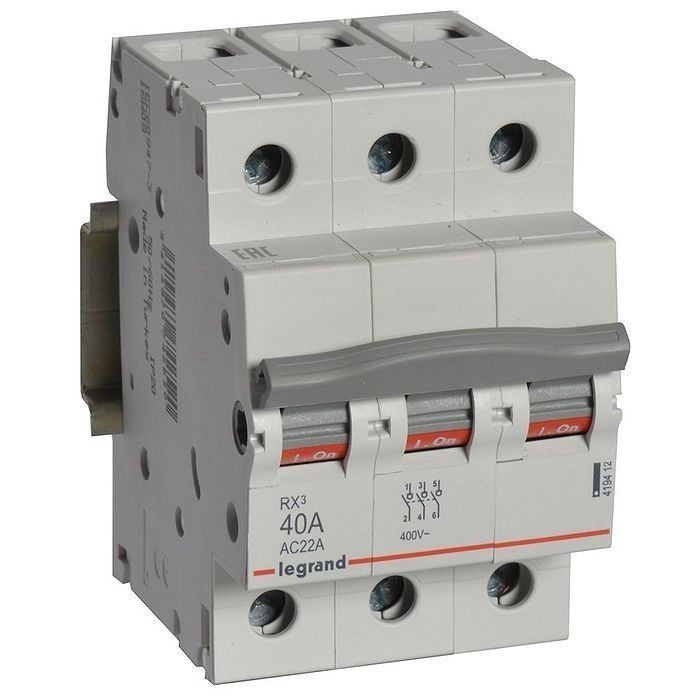 

Выключатель-разъединитель LeGrand Rх3 419412 3P 40А