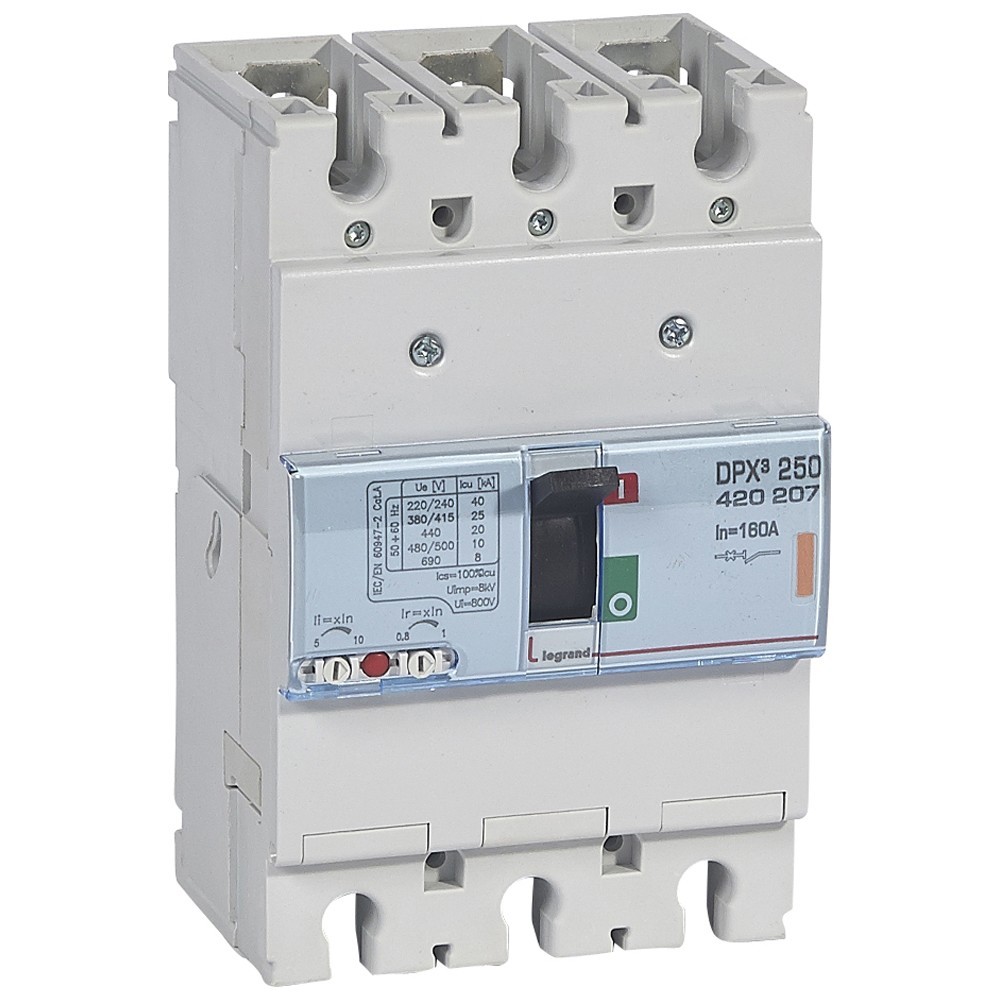 

Автоматический выключатель LeGrand DPх3 250 420207 3P 160A 25 кА