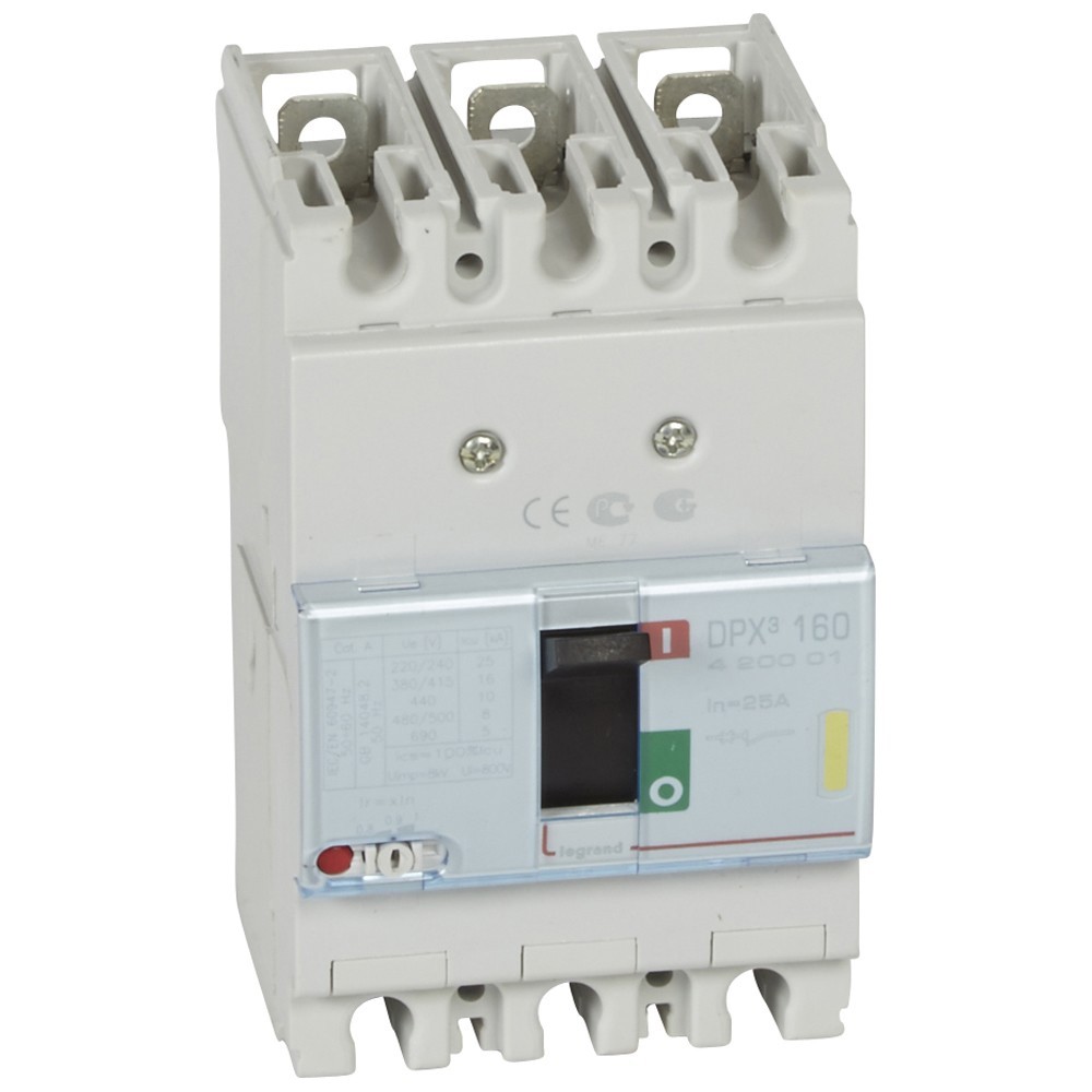 

Автоматический выключатель LeGrand DPх3 160 420001 3P 25A 16 кА