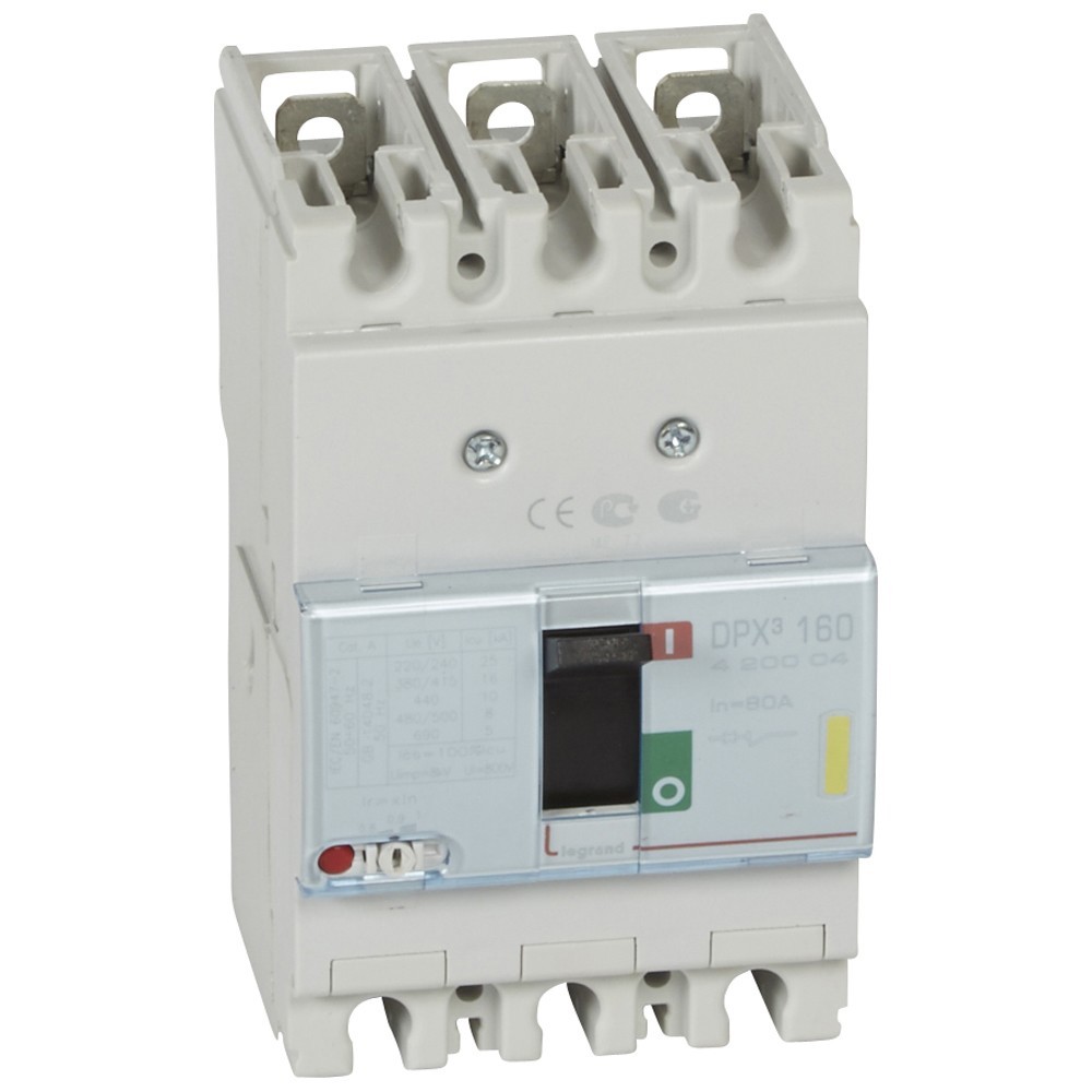 

Автоматический выключатель LeGrand DPх3 160 420004 3P 80A 16 кА