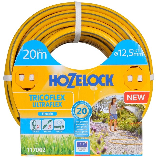 

Шланг Hozelock Tricoflex Ultraflex 117002 12.5 мм 20 м, Желтый
