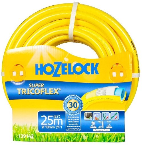 

Шланг Hozelock Super Tricoflex Ultramate 139142 19 мм 25 м, Желтый