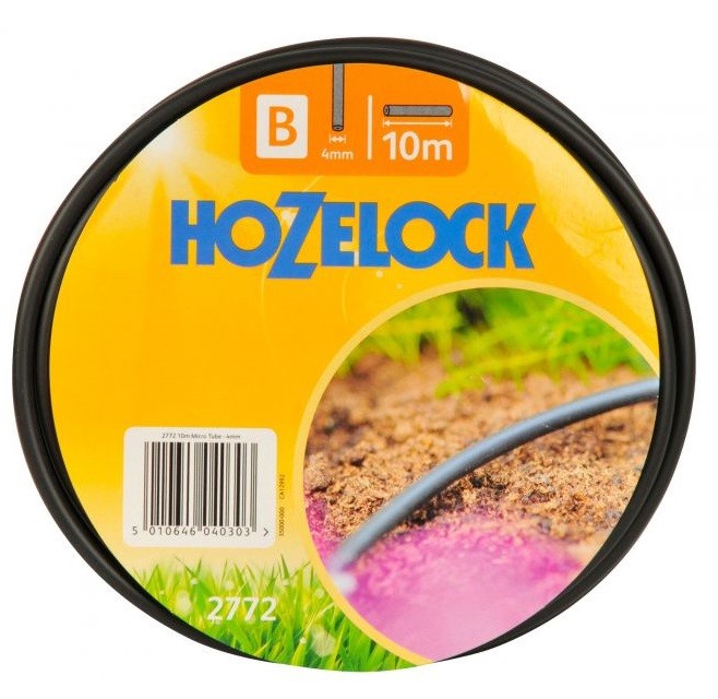 

Шланг Hozelock 2772 4 мм 10 м, Черный