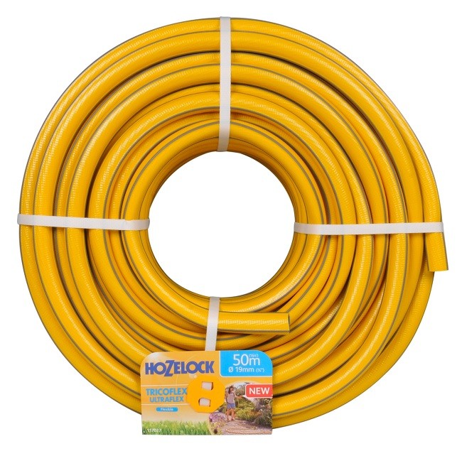 

Шланг Hozelock Tricoflex Ultraflex 117037 19 мм 50 м, Желтый