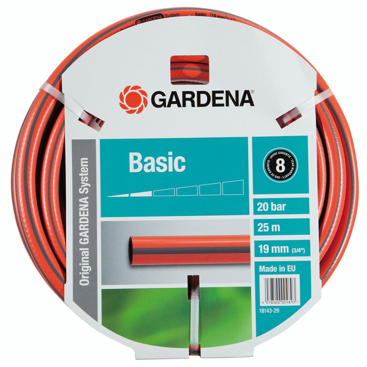 

Шланг Gardena Basic 19 мм 3/4"х25 м 18143-29.000.00, Оранжевый