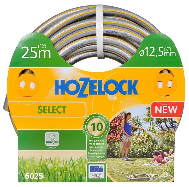 

Шланг Hozelock Select 6025 12.5 мм 25 м, Серый