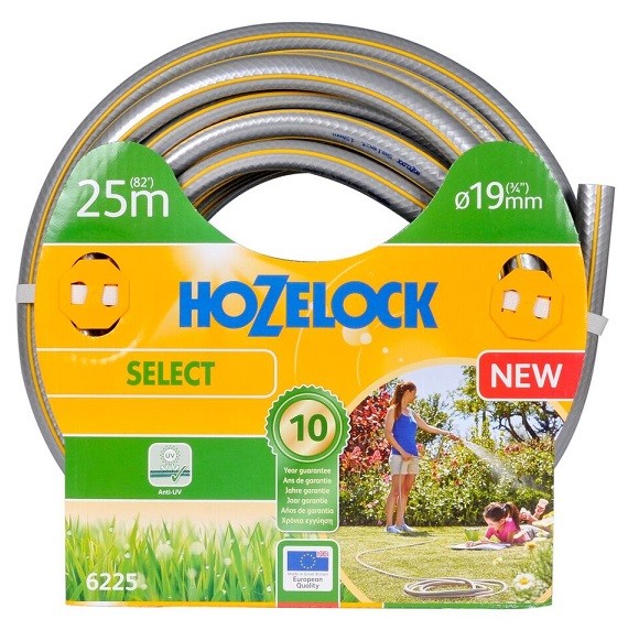 

Шланг Hozelock Select 6225 19 мм 25 м, Серый