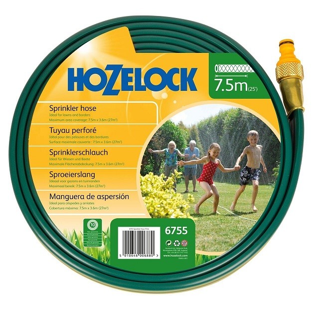 

Шланг поливочный Hozelock 6755 разбрызгивающий 7.5 м, Зеленый