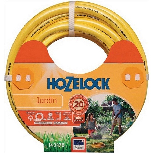 

Шланг Hozelock Tricoflex Jardin 143178 12.5 мм 20 м, Желтый