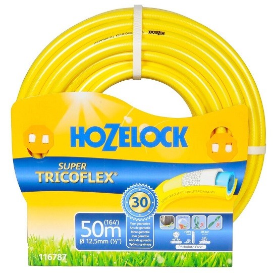 

Шланг Hozelock Super Tricoflex Ultramate 116787 12.5 мм 50 м, Желтый