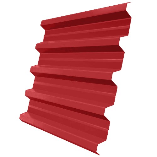 

Профнастил Н60 Железный Форт Satin 0.5 мм RAL 3003 рубиново-красный