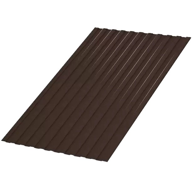 Купить Профнастил С8А Металл Профиль 2000х1200 RAL 8017 шоколадно-коричневый