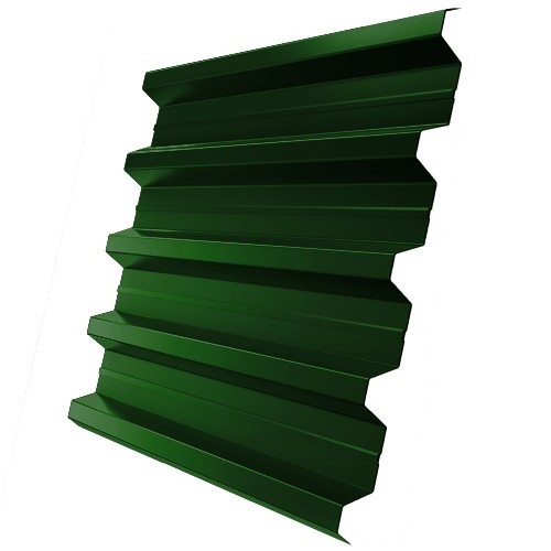 Профнастил Н60 Железный Форт Satin 0.5 мм RAL 6002 лиственно-зеленый