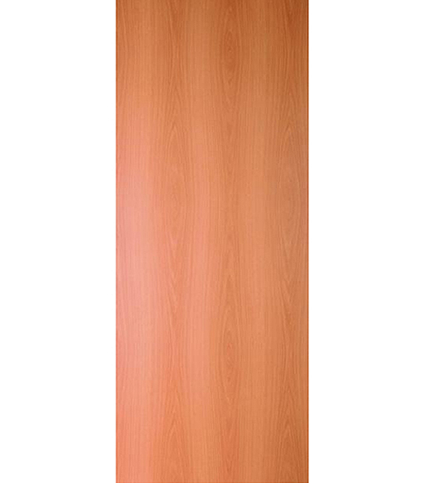Дверное полотно Verda миланский орех глухое ламинированная финишпленка 600х2000 мм без фрезеровки