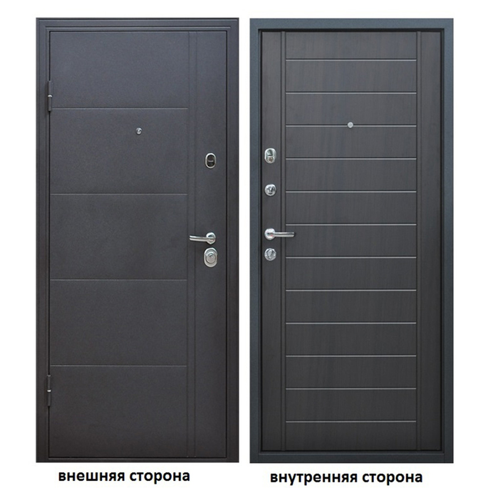 

Дверь входная Форпост Эверест левая серый графит - венге 960х2050 мм