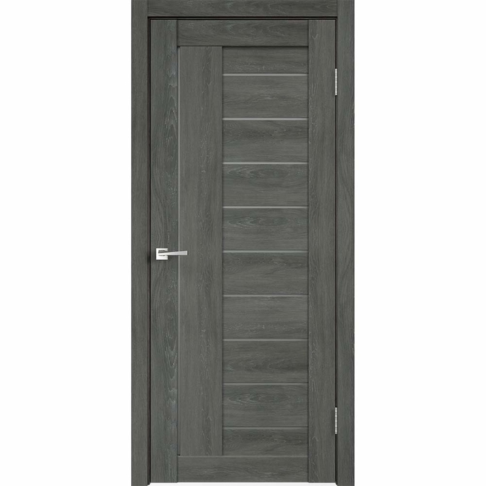 

Дверное полотно VellDoris LINEA 3 дуб шале графит со стеклом экошпон 800х2000 мм, Темно-серый