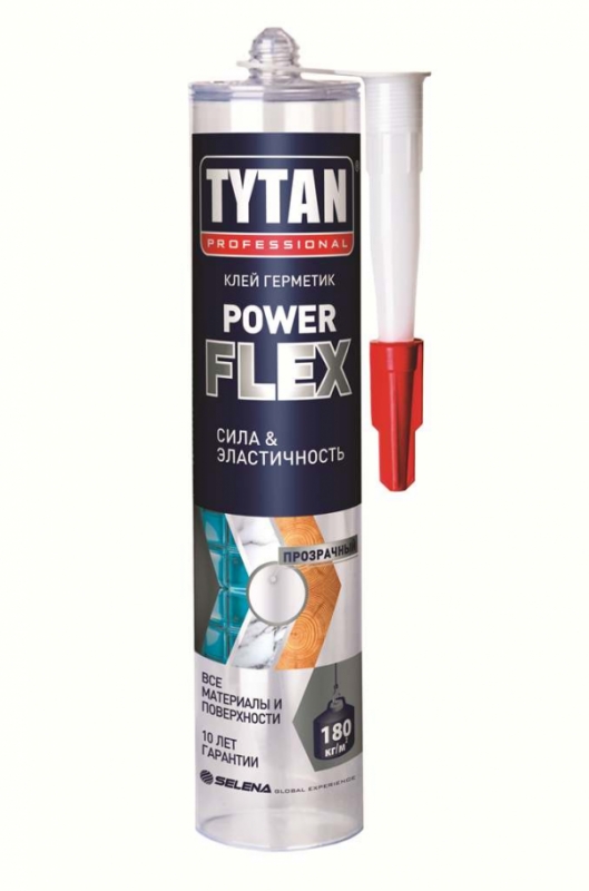 

Tytan Power Flex, 290 мл, Жидкие гвозди универсальные, Прозрачный