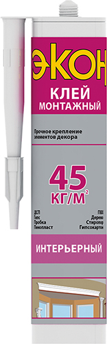 

Экон 400 г, Жидкие гвозди универсальные Интерьерный, Белый