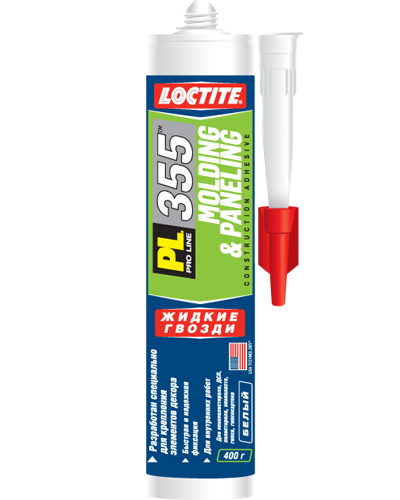 Loctite PL 355 400 г, Жидкие гвозди универсальные Для молдингов и панелей