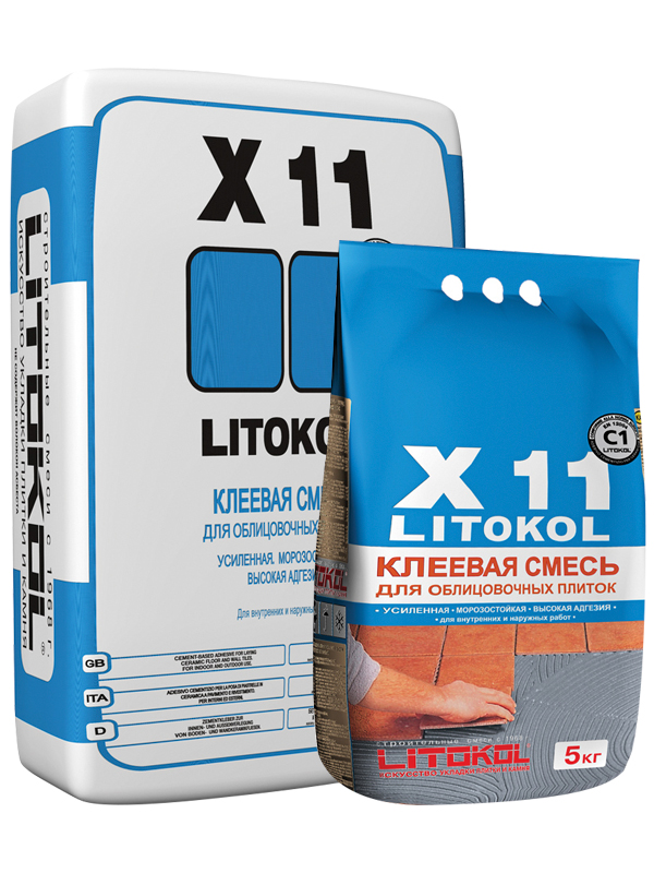 Litokol X11, 5 кг, Клей для плитки