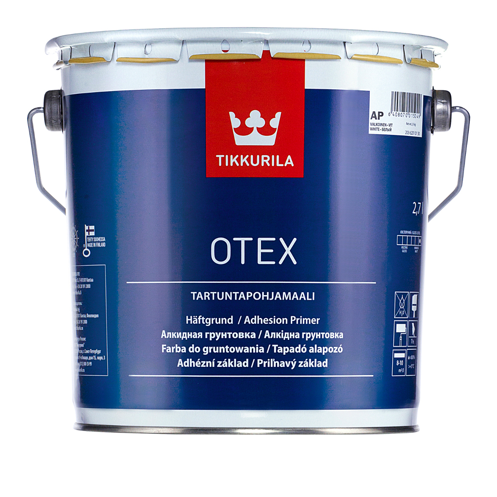 Tikkurila Otex A, 2.7 л, Грунтовка адгезионная алкидная