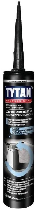 Купить Герметик битумный для металлической кровли Tytan Professional серебристый 310 мл