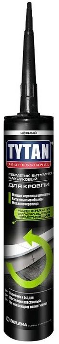 Купить Герметик кровельный битумно-каучуковый Tytan Professional черный 310 мл