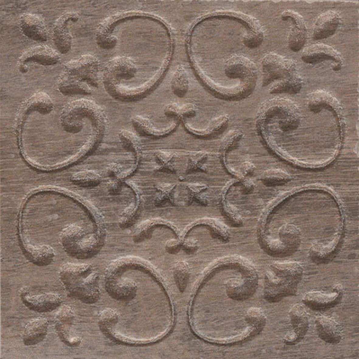 

Kerama Marazzi Браш Вуд STG/С481/SG1550 9.9х9.9 см, вставка для плитки (темно-коричневая), Коричневый