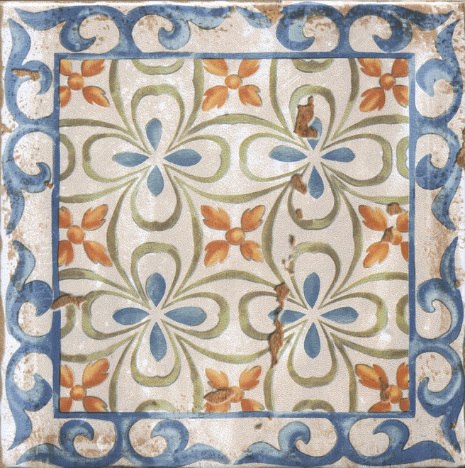 

Декор для плитки Kerama Marazzi Виченца HGD/A190/17000 майолика 15х15 см, Разноцветный