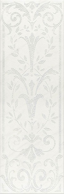 

Декор для плитки Kerama Marazzi Борсари HGD\A126\12103R белый 25х75 см