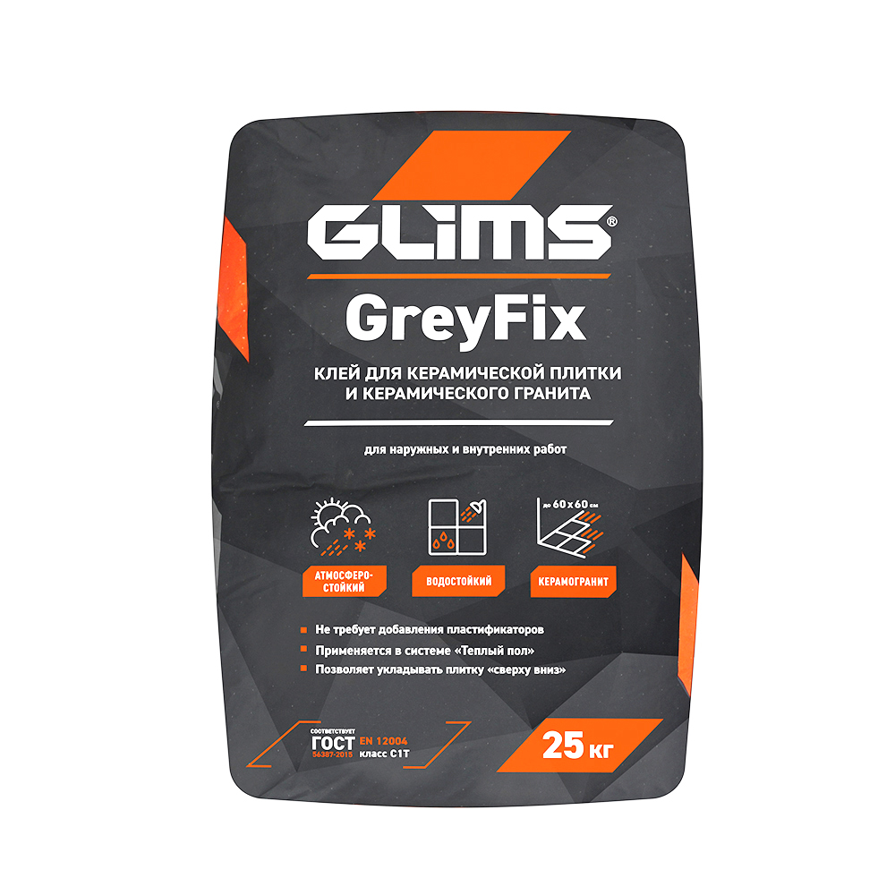 Glims GreyFix, 25 кг, Клей для плитки