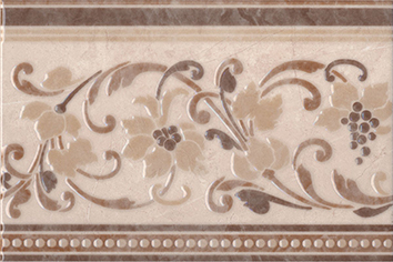 

Декор для плитки Kerama Marazzi Вилла Флоридиана HGD/A01/8245 бежевый 20х30 см