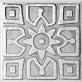 

Декор для плитки Kerama Marazzi Корсо AD/A48/33021 серый 10х10 см